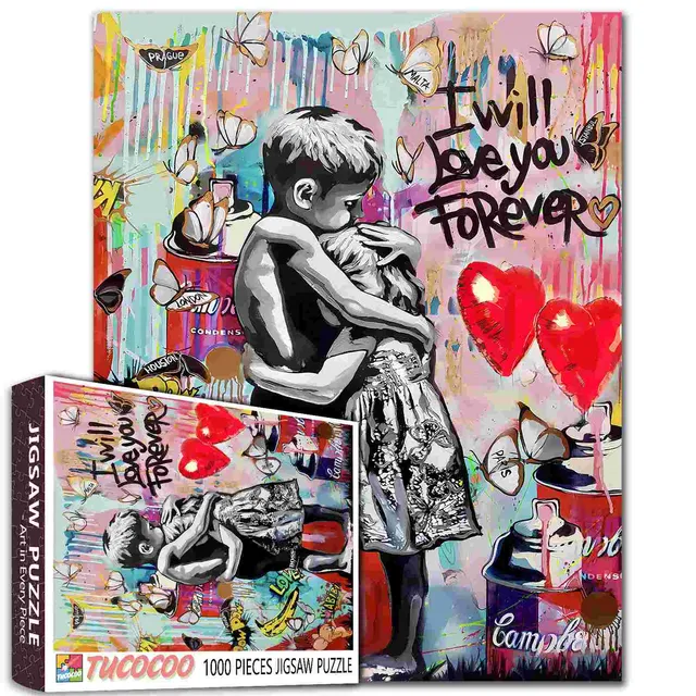tucocoo-forever-love-street-art-puzzle-1000-teile-graffiti image 1