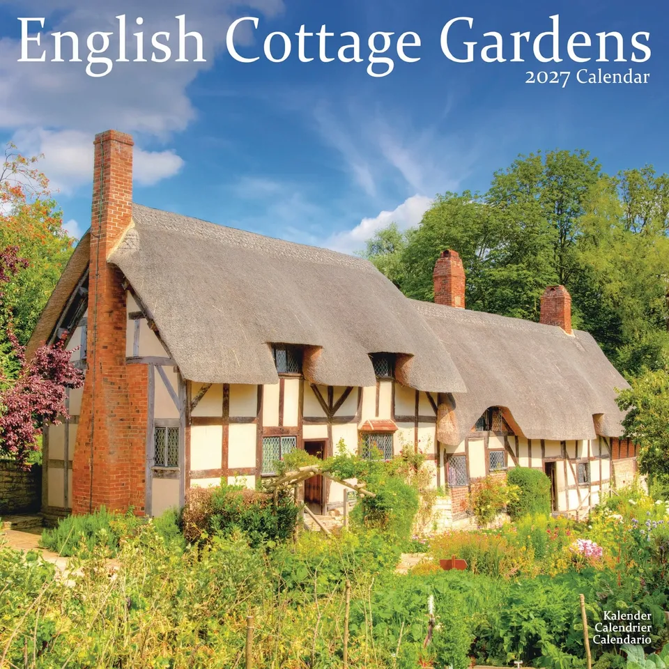 otter-house-english-cottage-gardens-wall-calendar-2027-wandkalender image 1