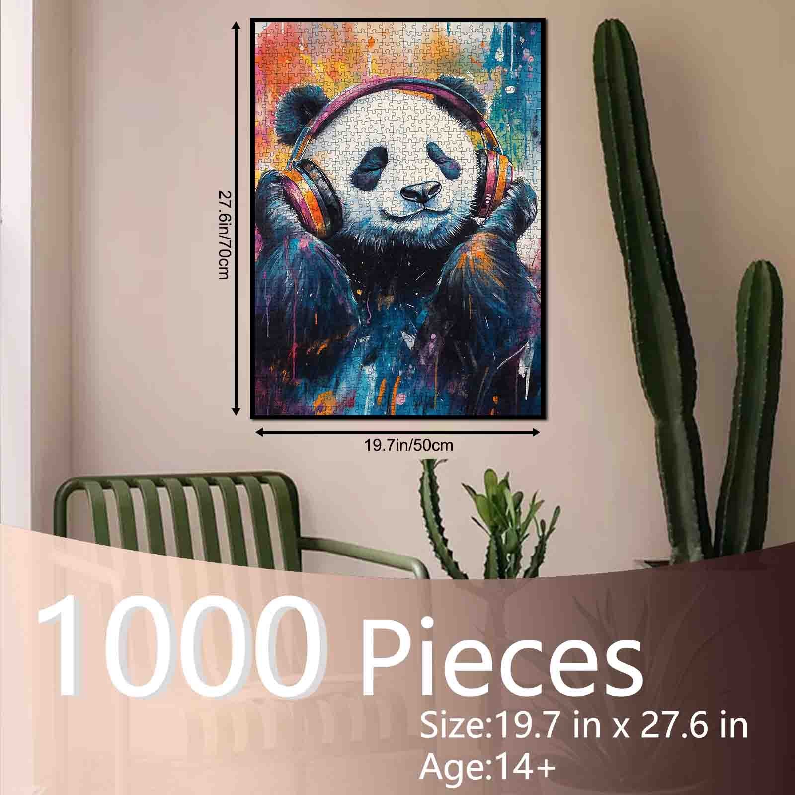 tucocoo-jigsaw-puzzles-panda-1000-teile-puzzle-musik-graffiti image 5