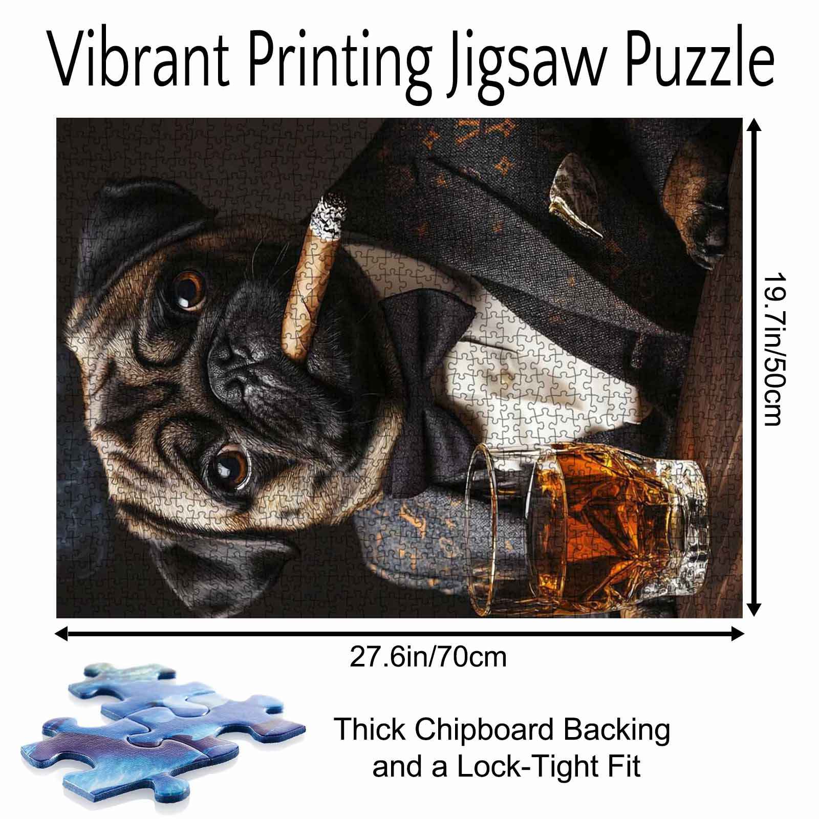 tucocoo-pug-in-tuxedo-with-cigar-puzzle-1000-teile-mops image 5