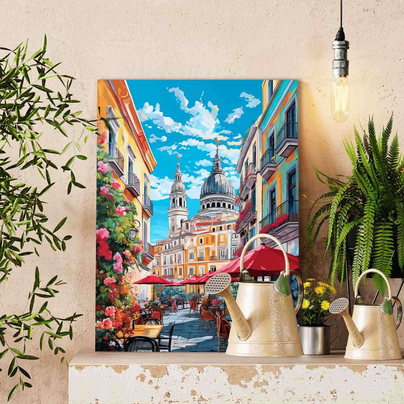tucocoo-romantic-european-street-malen-nach-zahlen-landschaft image 2