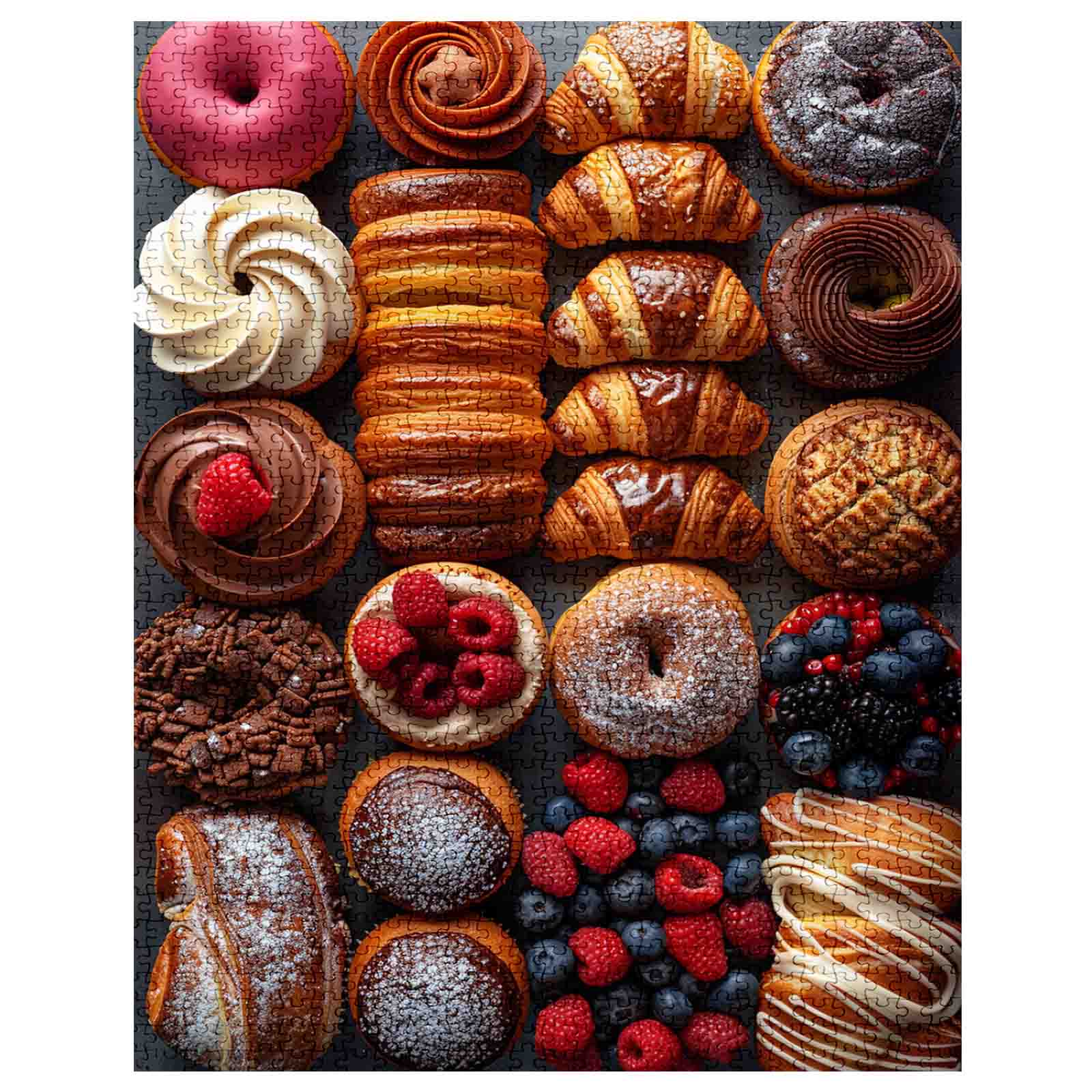 tucocoo-jigsaw-pastries-and-berries-puzzle-1000-teile image 2