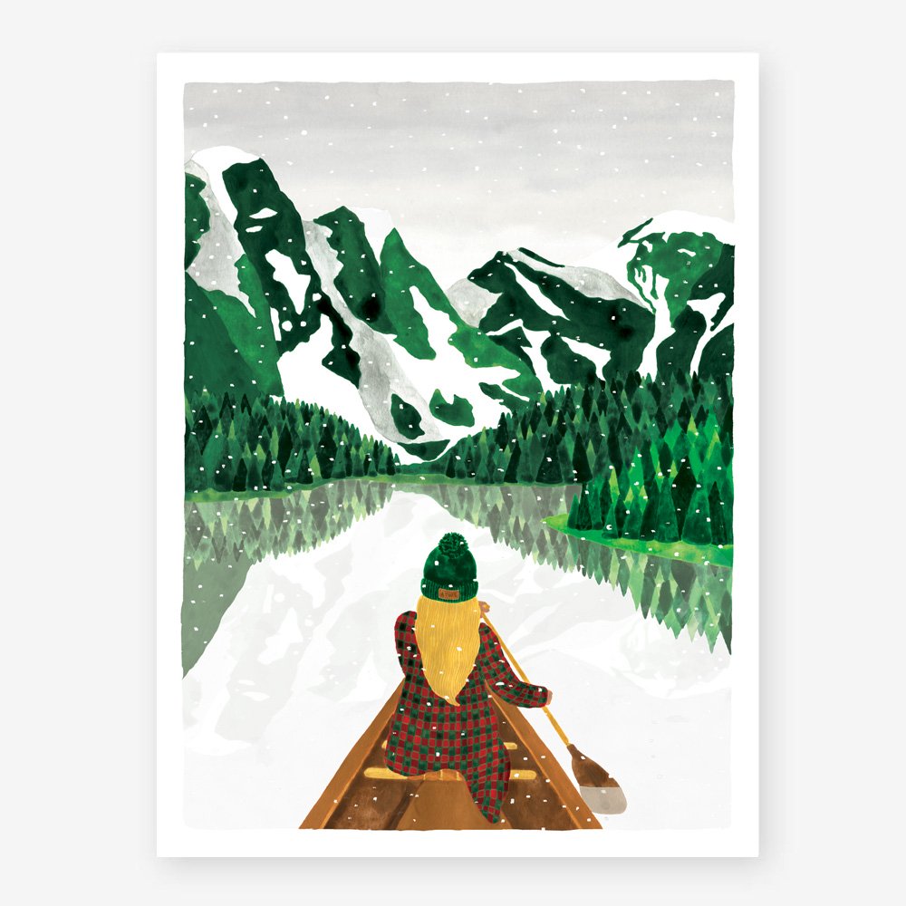 all-the-ways-to-say-winter-lac-poster-winterlandschaft-aquarell image 1