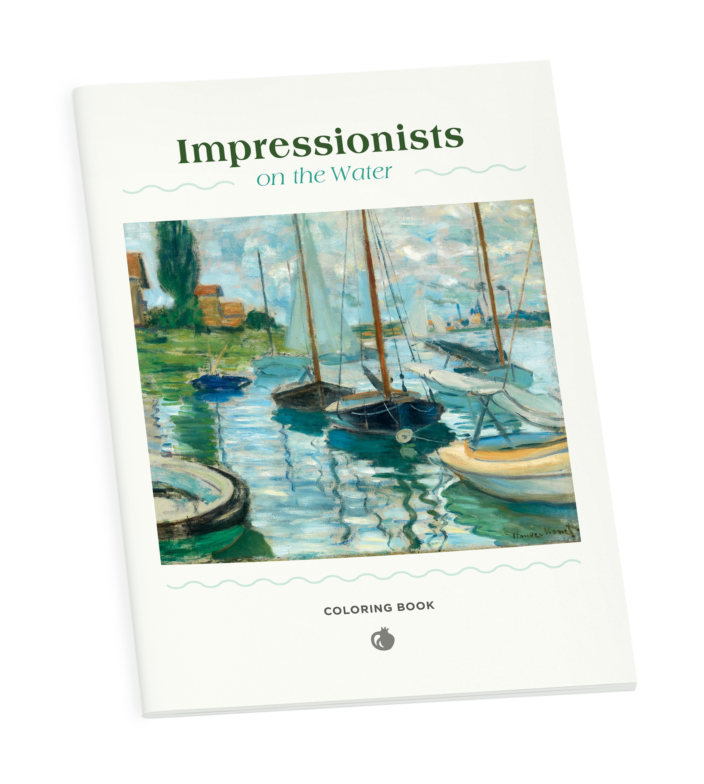pomegranate-coloring-books-impressionists-on-the-water-malbuch image 1