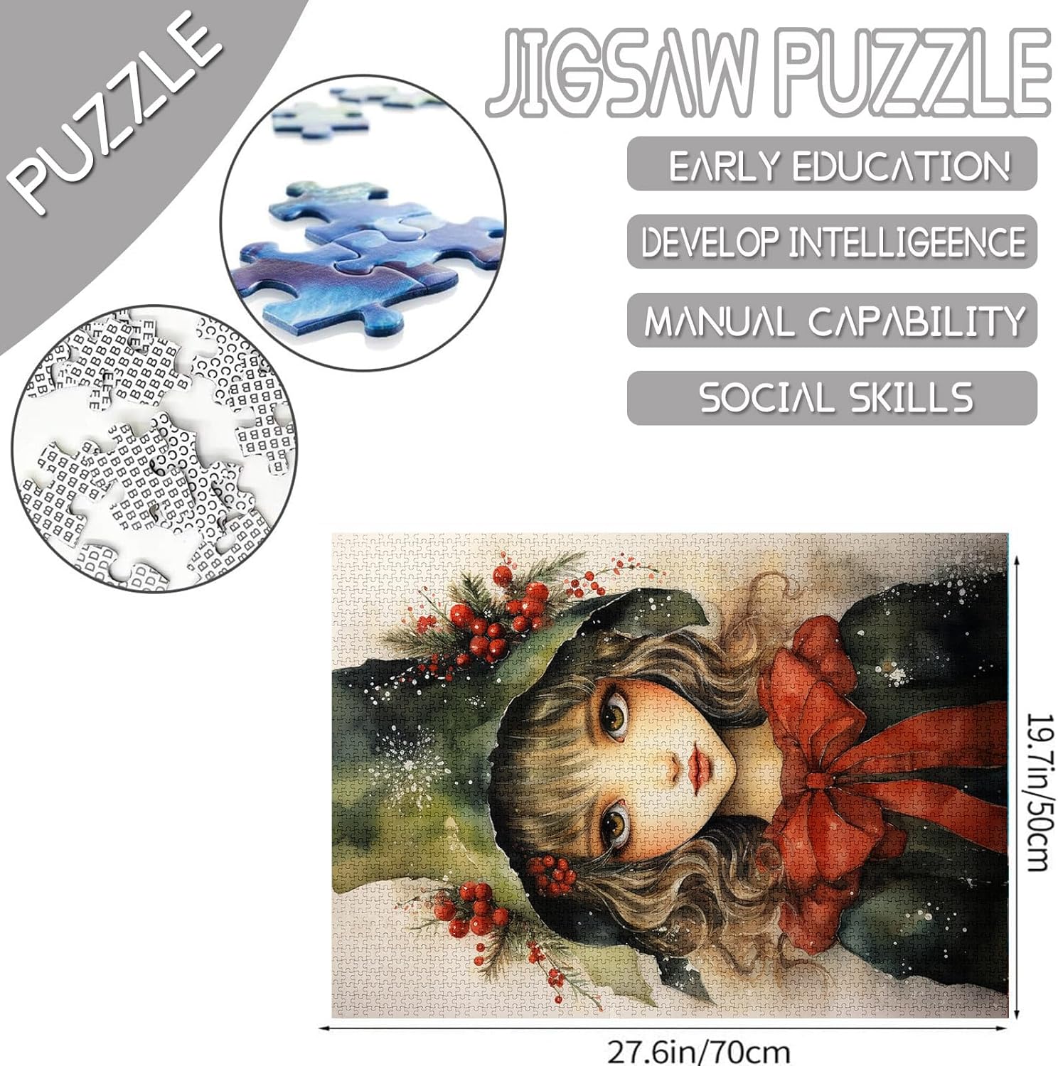 tucocoo-christmas-elf-girl-puzzle-1000-teile-winter image 4