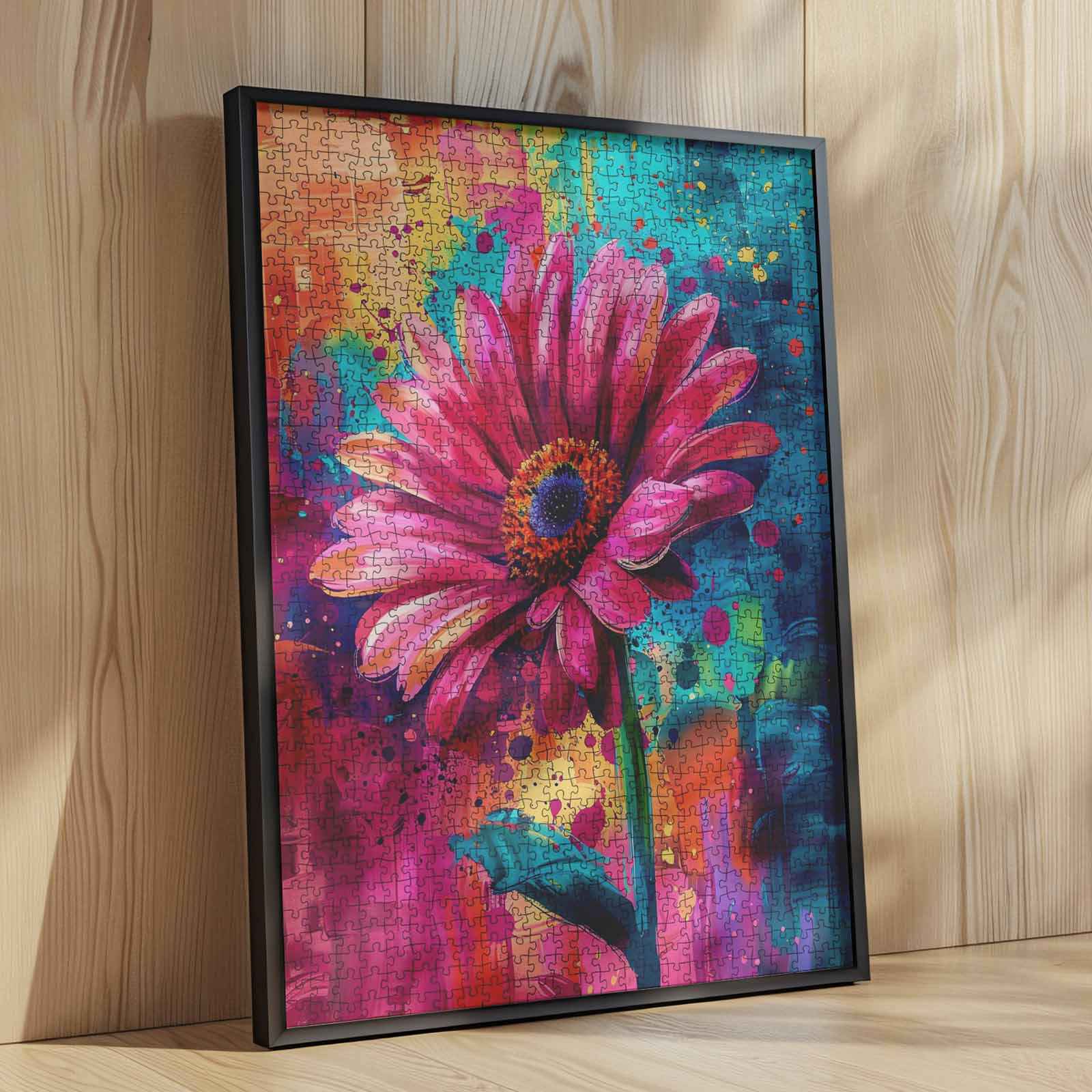 tucocoo-jigsaw-puzzles-colorful-blooming-daisy-puzzle-1000-teile-blume image 4