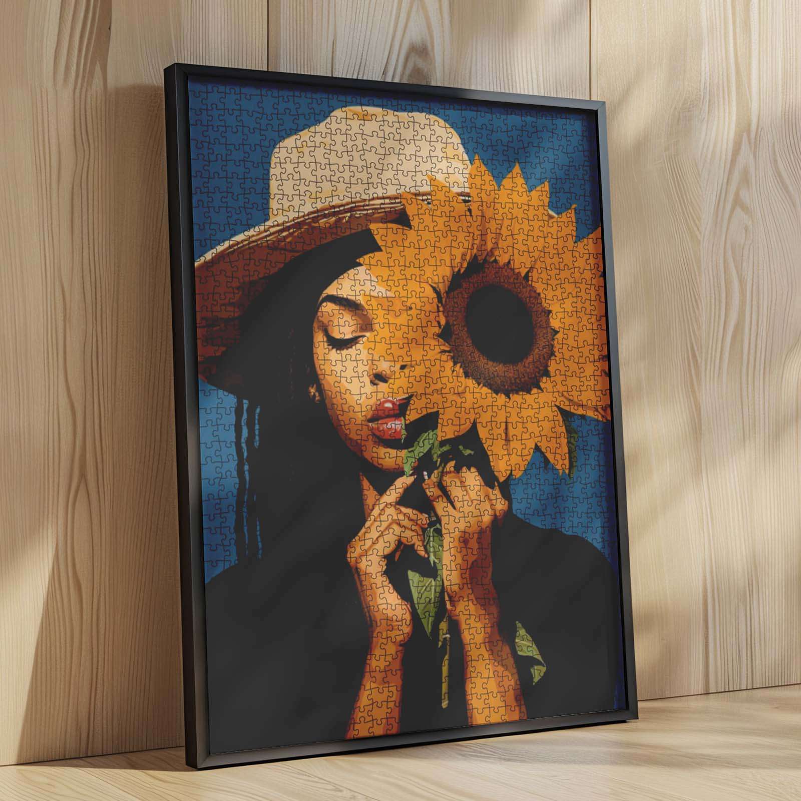 tucocoo-sunflower-muse-puzzle-1000-teile-portrait image 4