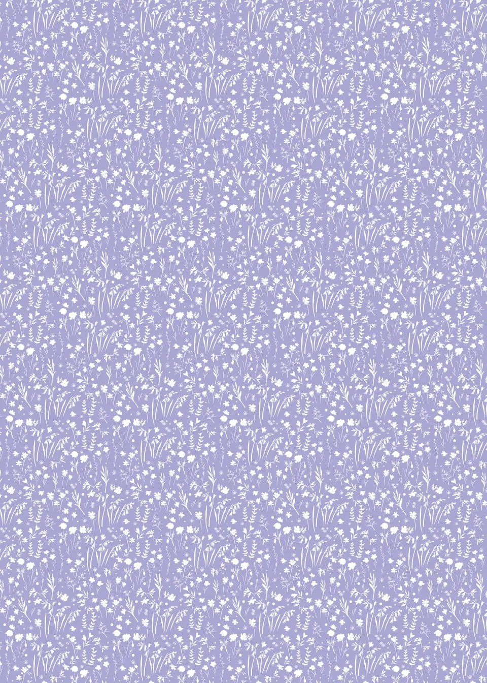 otter-house-lilac-ditsy-seidenpapier-3-bogen-floral image 1
