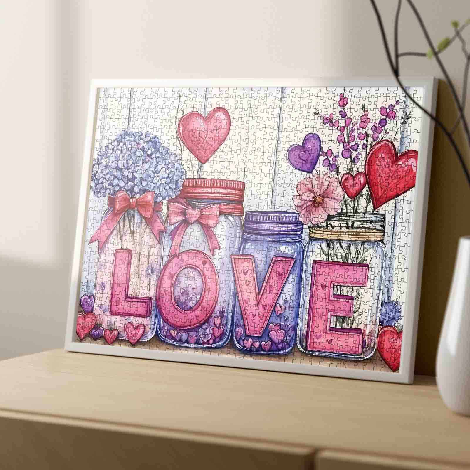 tucocoo-mason-jar-love-art-puzzle-1000-teile-blumen image 4