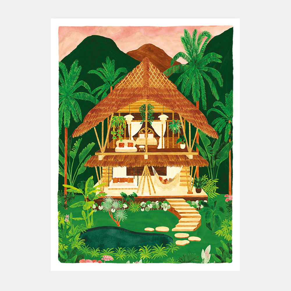 all-the-ways-to-say-ubud-poster-bali-dschungel-motiv image 1