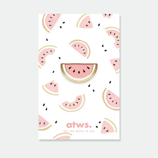 all-the-ways-to-say-watermelon-pin-25x13-mm-melone-gold-emaille image 1