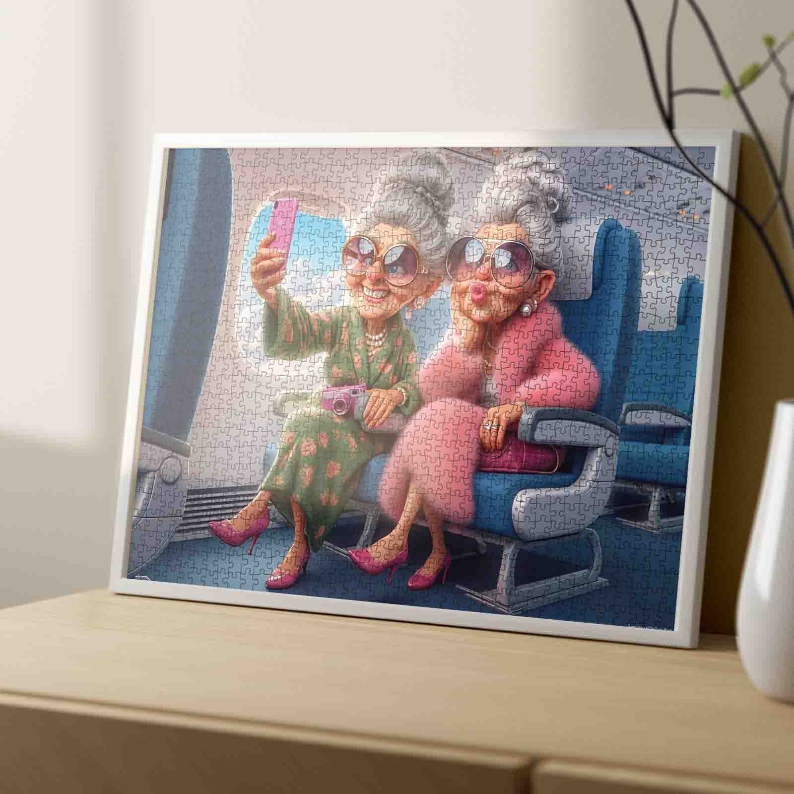 tucocoo-glamorous-grandmas-selfie-puzzle-1000-teile-humor image 4