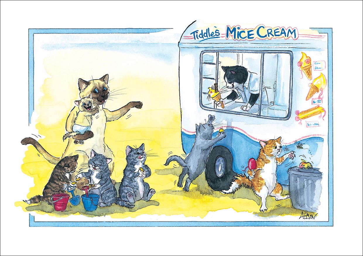 otter-house-alison-s-animals-mice-cream-gru-karte-m-use-eis image 1
