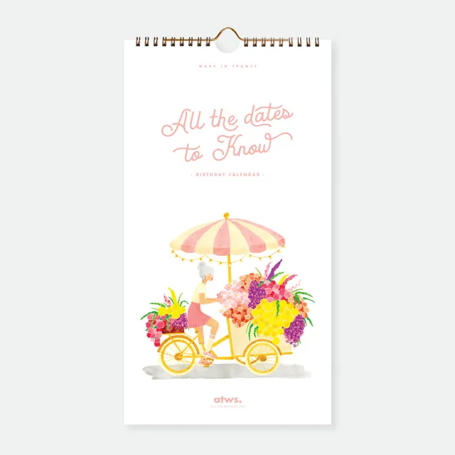 all-the-ways-to-say-birthday-kalender-geburtstagskalender-19x35 image 1