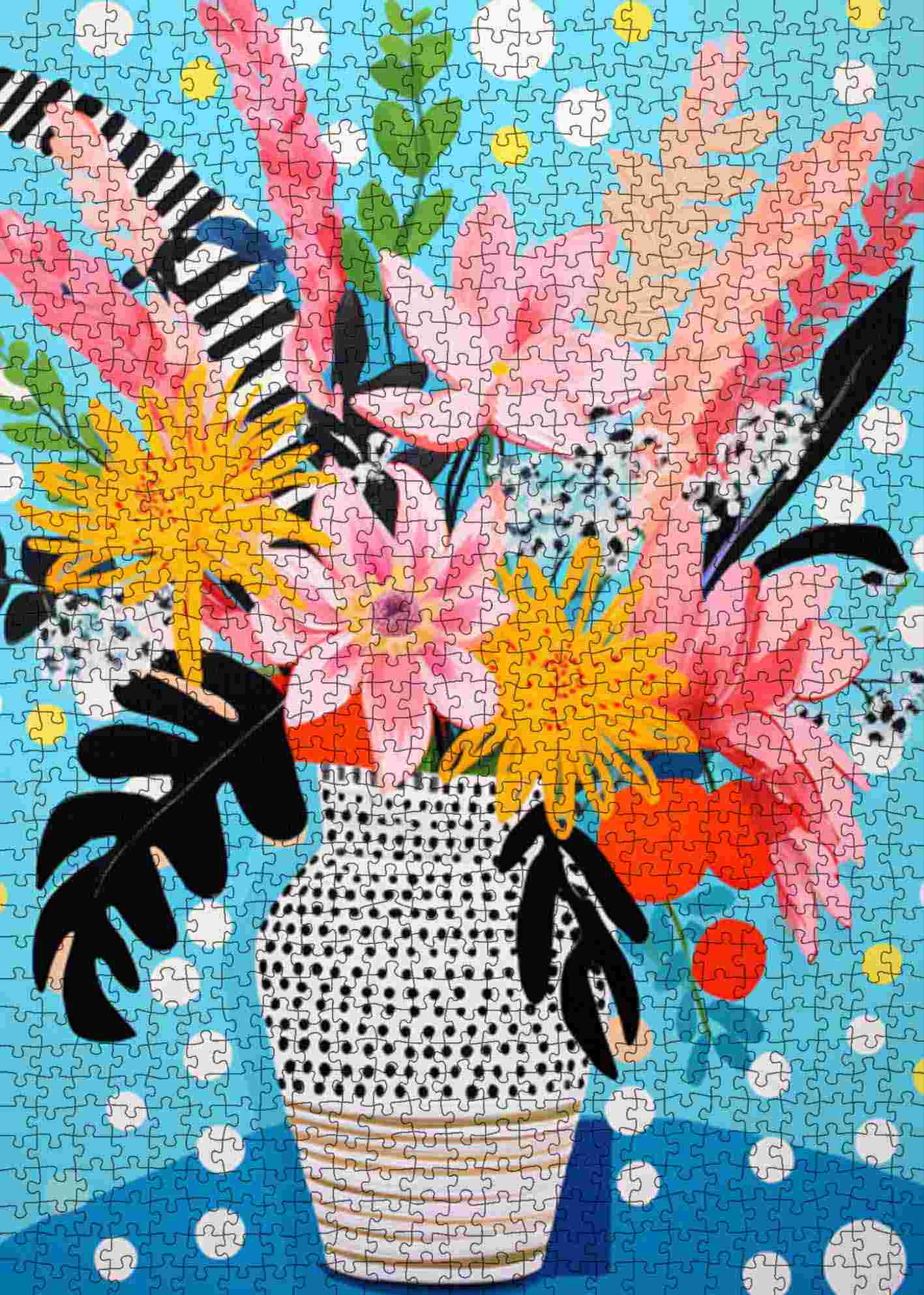 tucocoo-bright-garden-blooms-puzzle-1000-teile-gartenblumen image 2