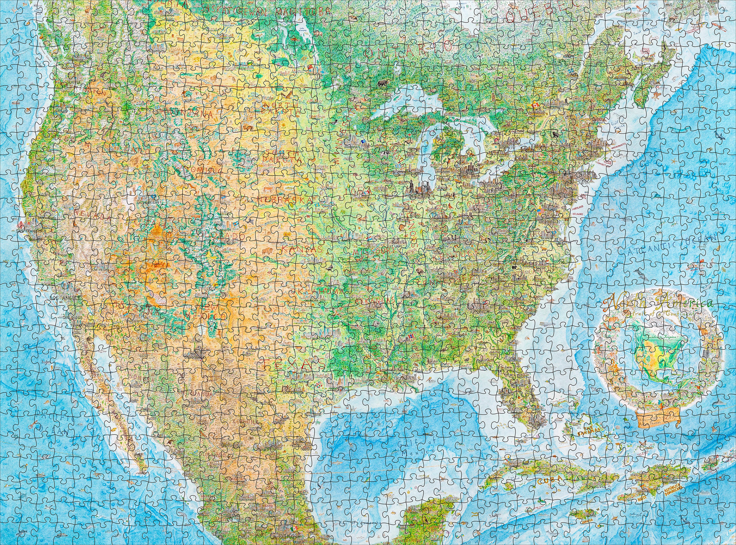 pomegranate-anton-thomas-north-america-puzzle-1000-teile image 2