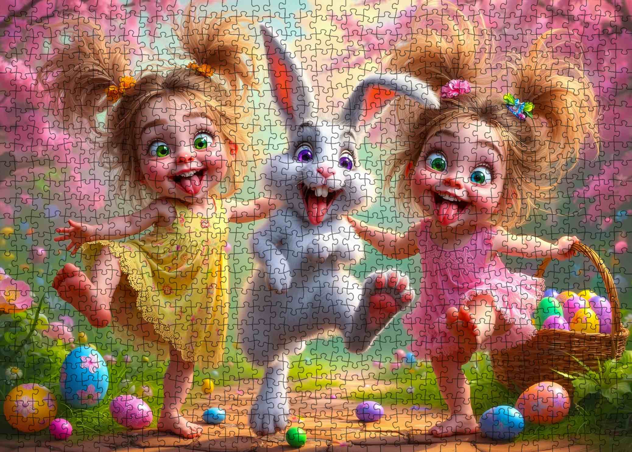 tucocoo-playful-kids-easter-bunny-garden-puzzle-1000-teile image 2