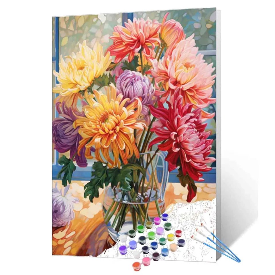 tucocoo-herbst-chrysanthemen-malen-nach-zahlen-40x50-ohne-rahmen image 1