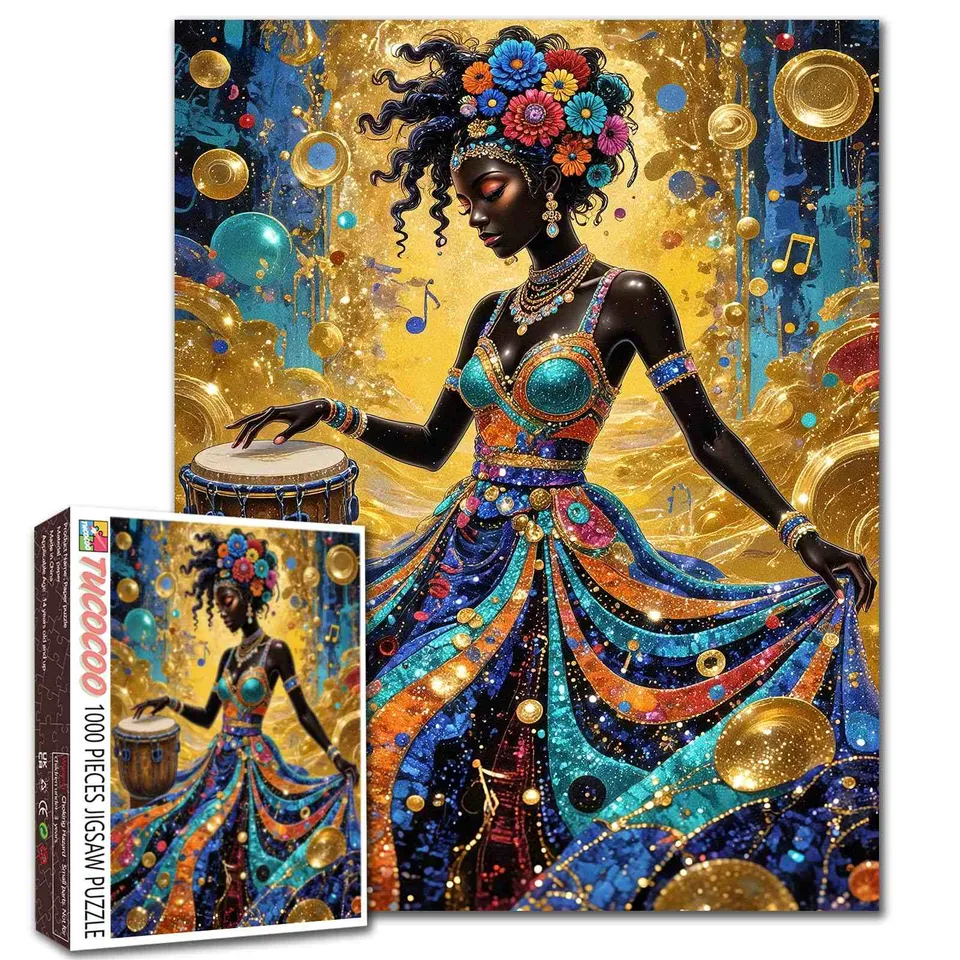 tucocoo-drumbeat-of-light-puzzle-1000-teile-trommel image 1