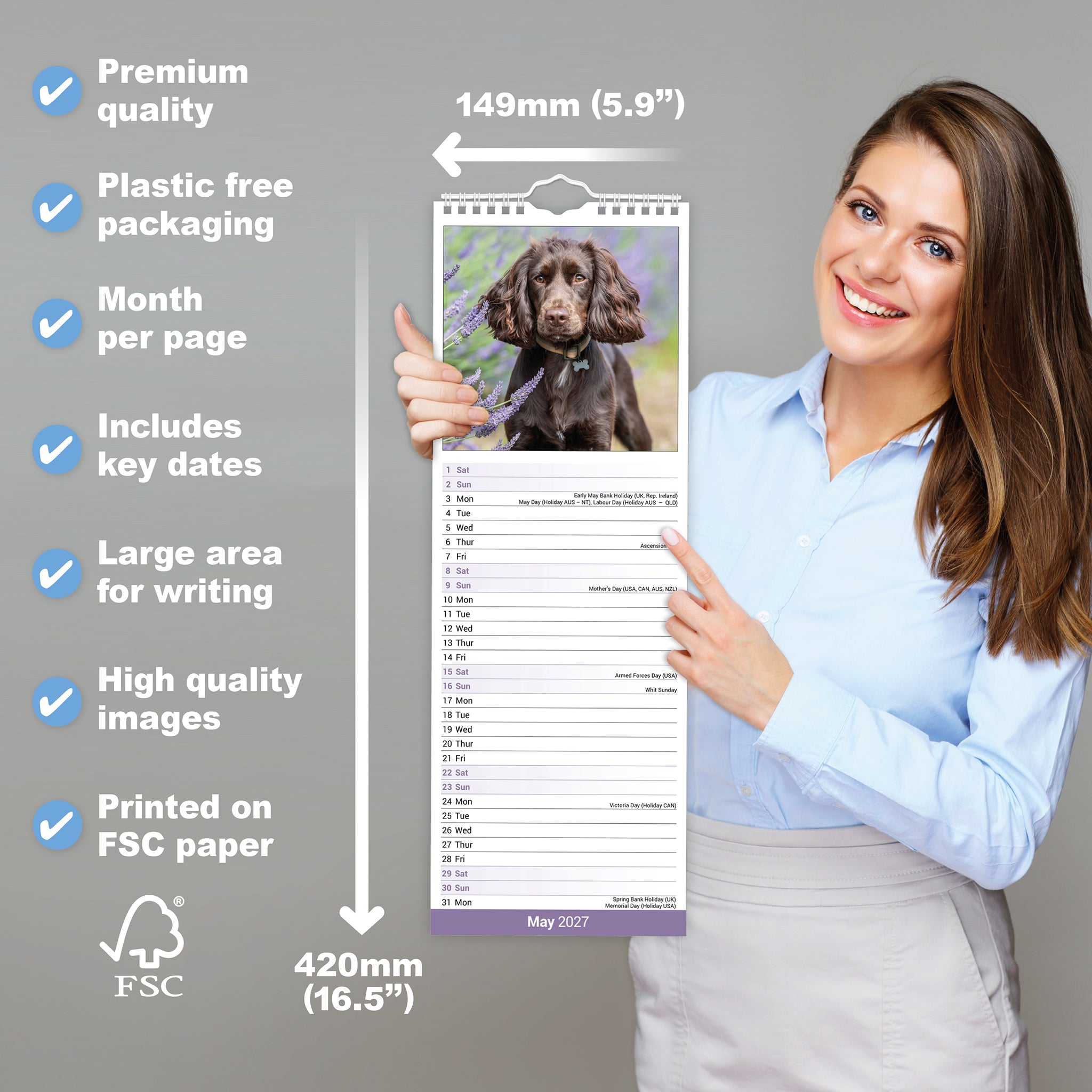 otter-house-english-cocker-spaniel-slim-kalender-2027-hunde image 4