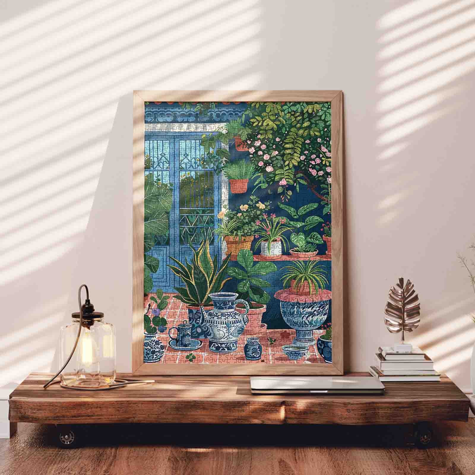 tucocoo-jigsaw-gartenterrasse-puzzle-1000-teile-blumen image 3