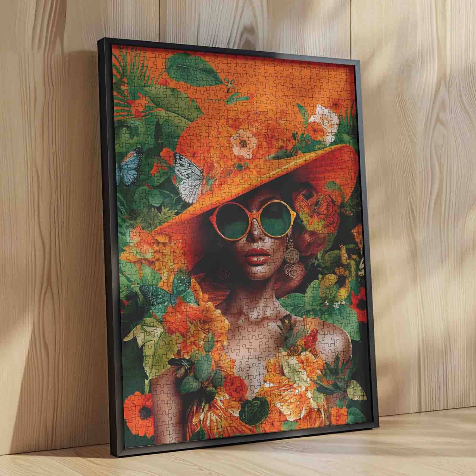 tucocoo-orange-hat-frau-puzzle-1000-teile-portrait image 4