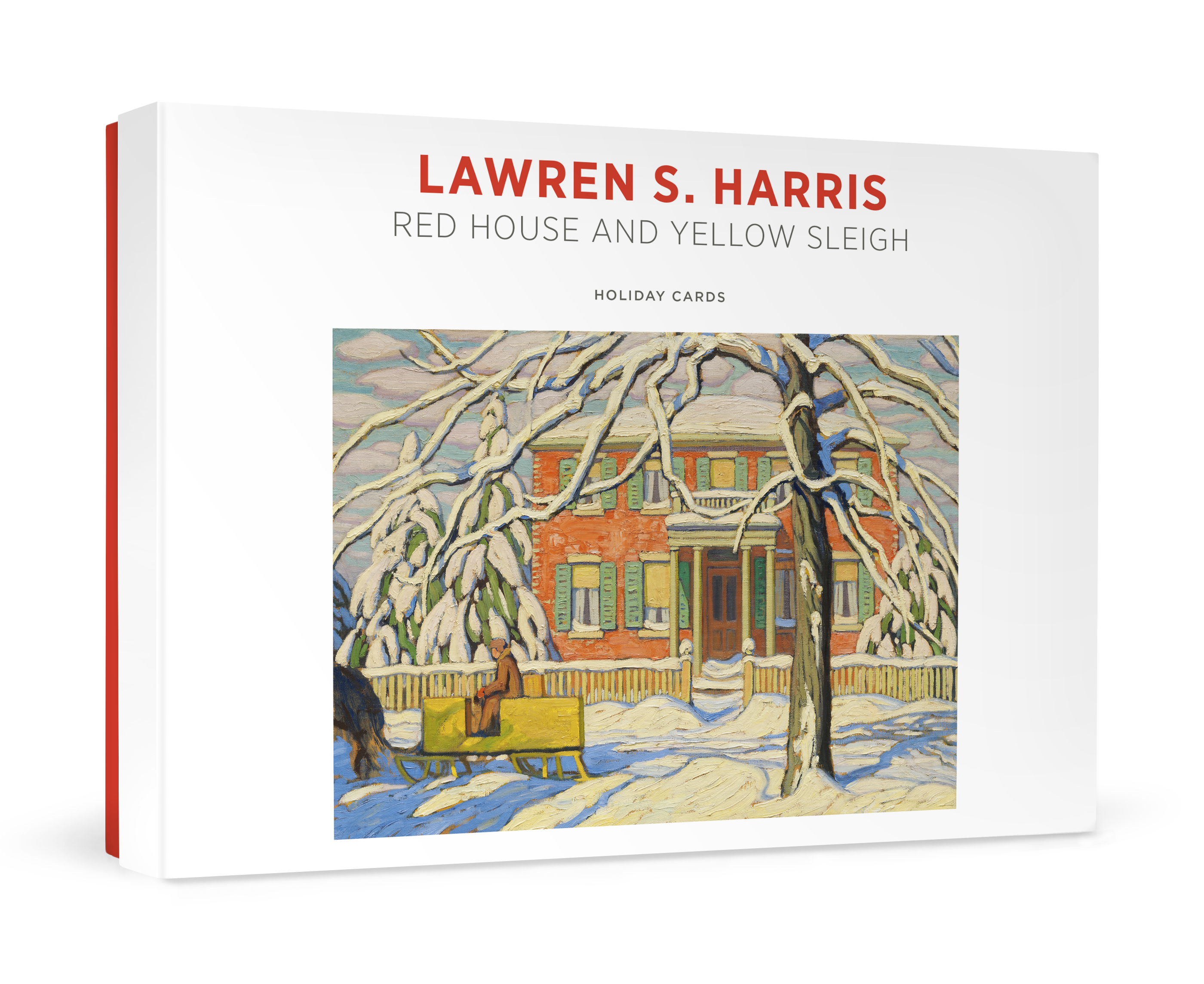 pomegranate-harris-red-house-weihnachtskarten-box-landschaft image 1