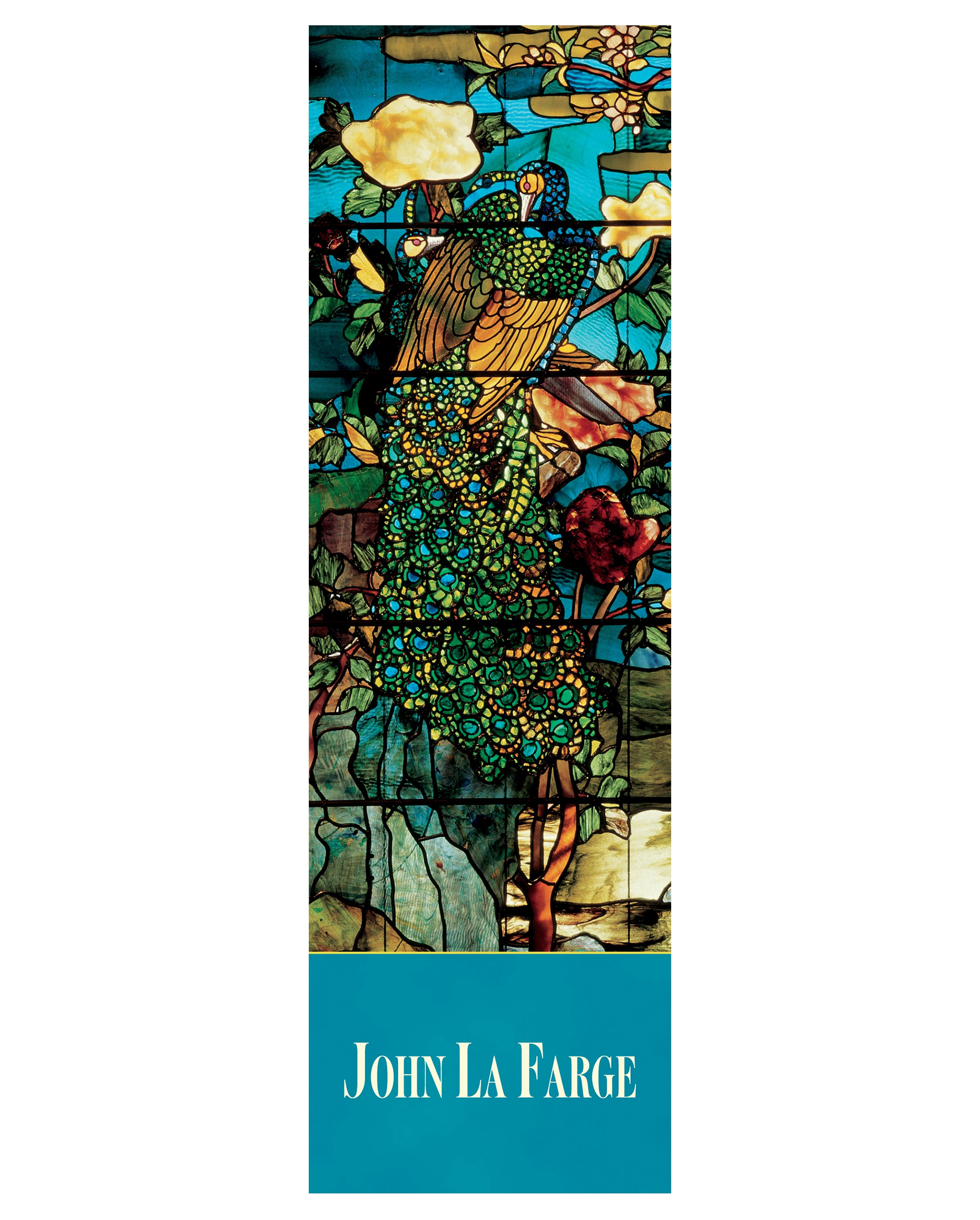 pomegranate-john-la-farge-peacocks-peonies-lesezeichen-pfau image 1