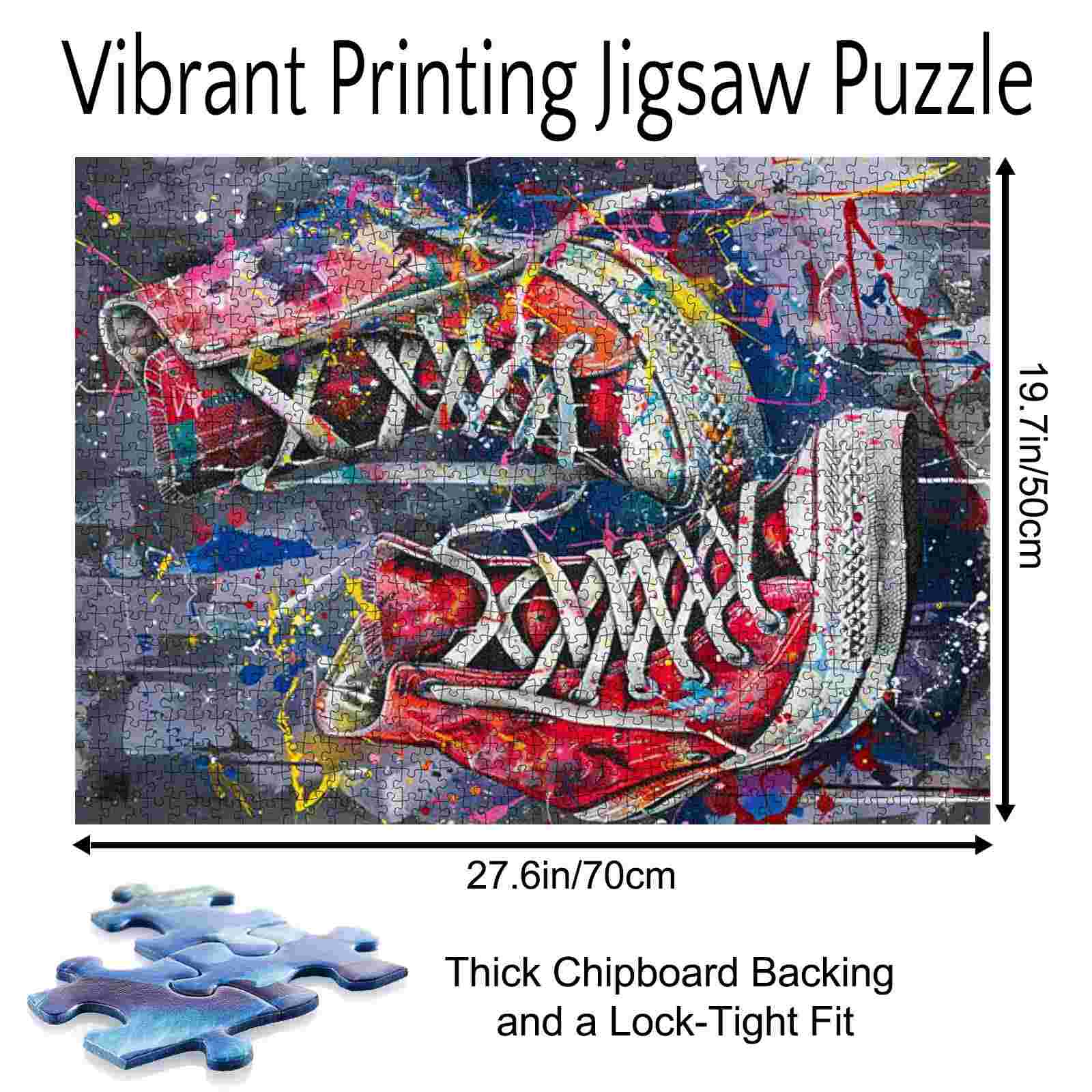 tucocoo-jigsaw-puzzles-red-graffiti-sneakers-puzzle-1000-teile image 5