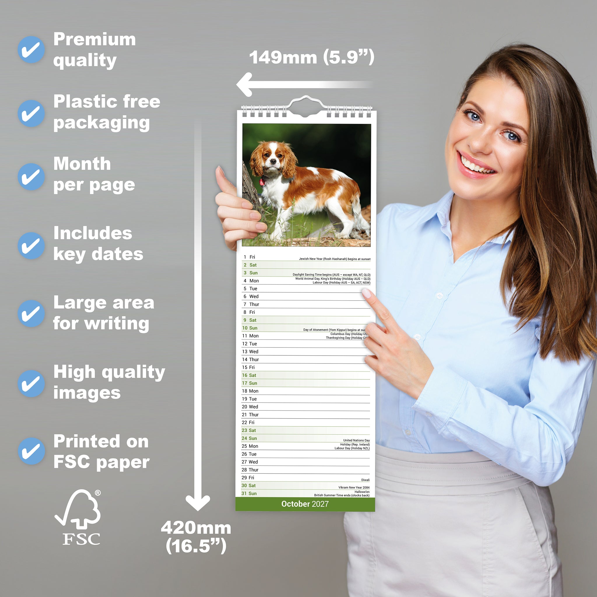 otter-house-cavalier-king-charles-slim-kalender-2027-hund image 4