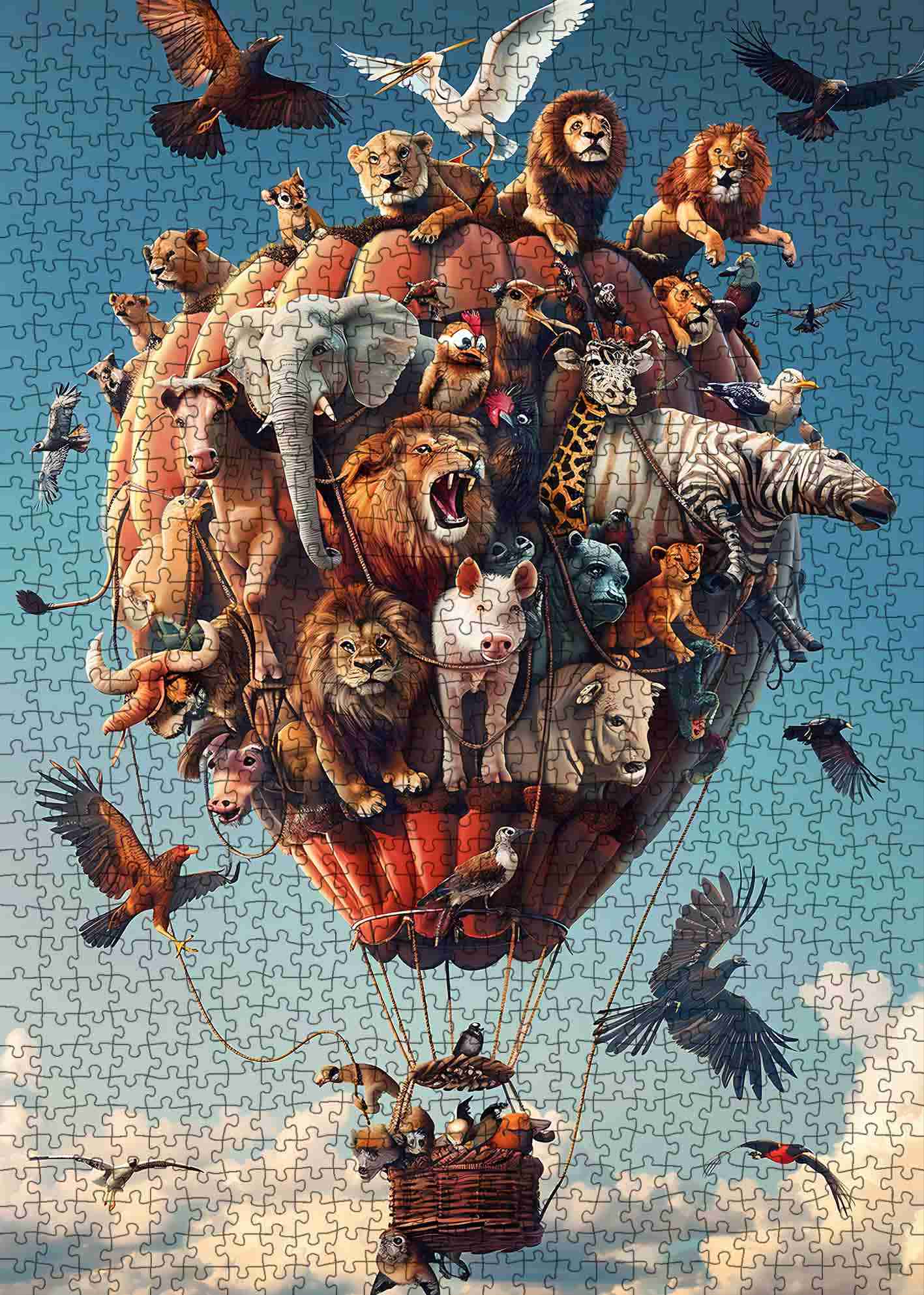 tucocoo-animals-hot-air-balloon-puzzle-1000-teile-tiere image 2