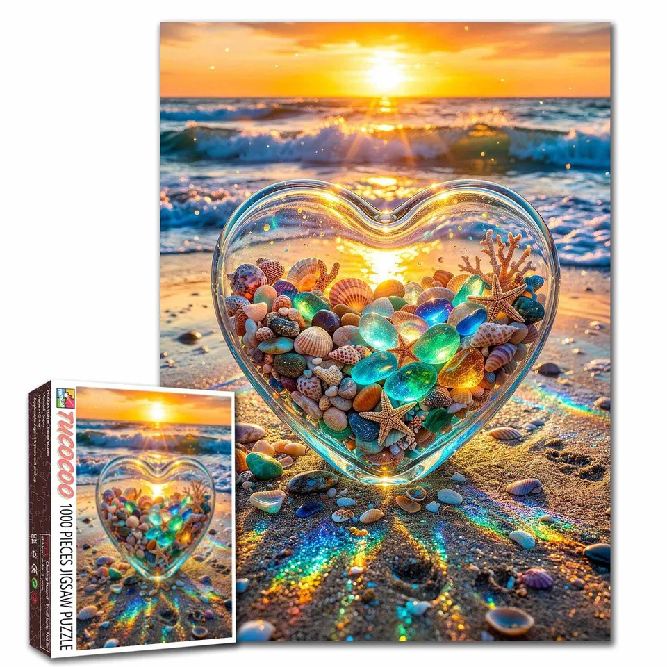 tucocoo-heart-of-the-sea-puzzle-1000-teile-strand image 1