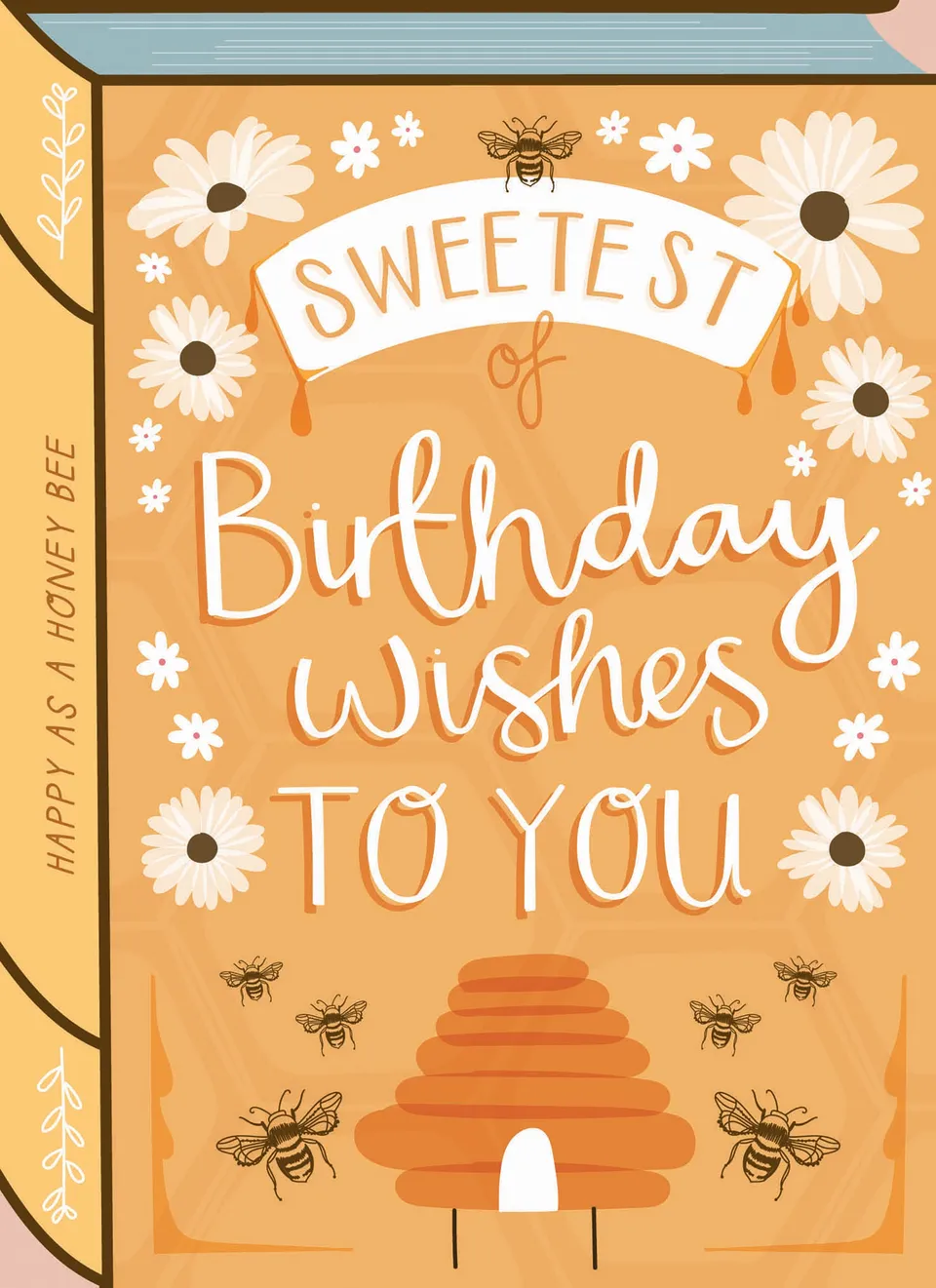 otter-house-sweetest-birthday-geburtstagskarte-biene-buch image 1