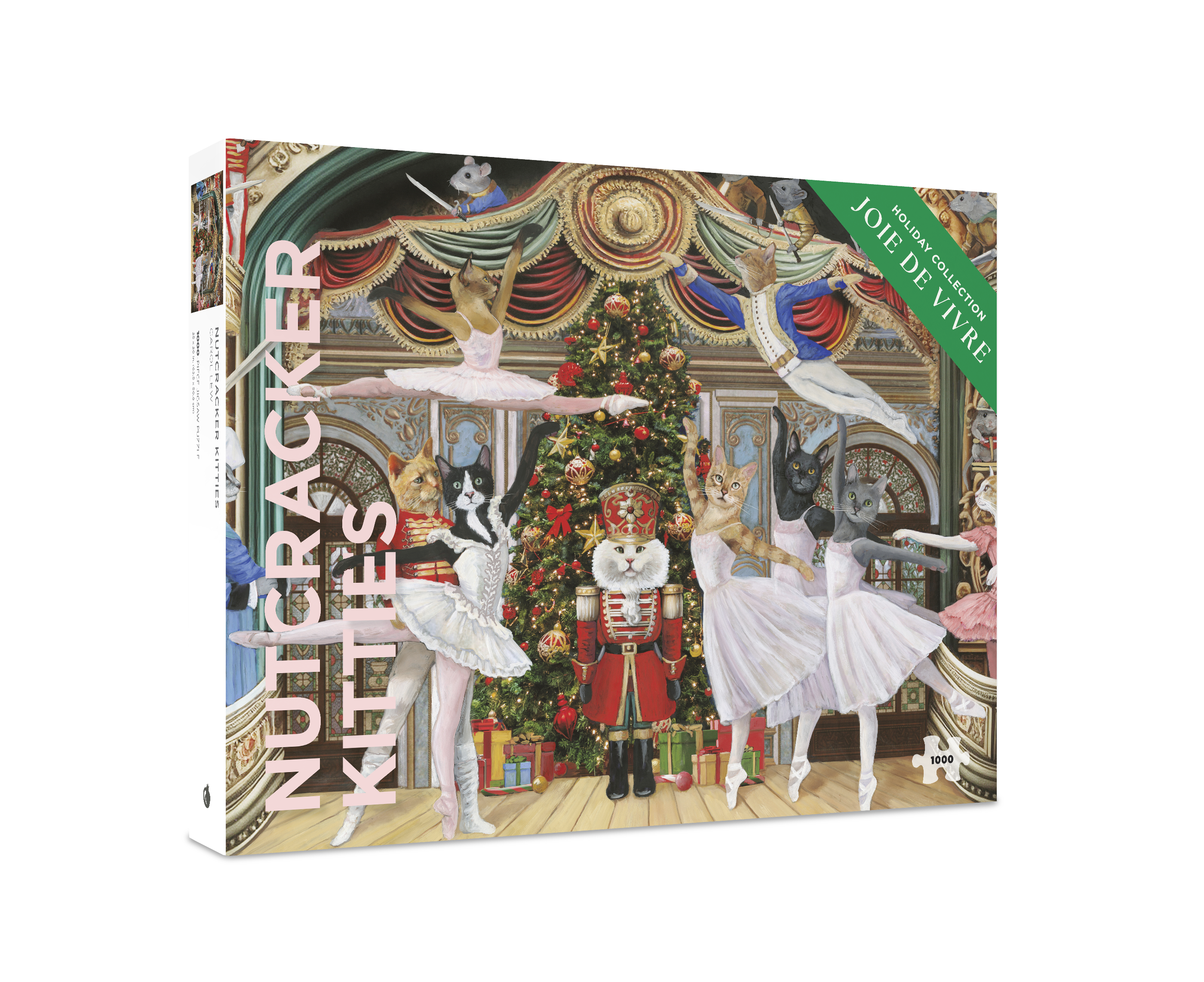 pomegranate-nutcracker-kitties-puzzle-1000-teile-katzen image 1