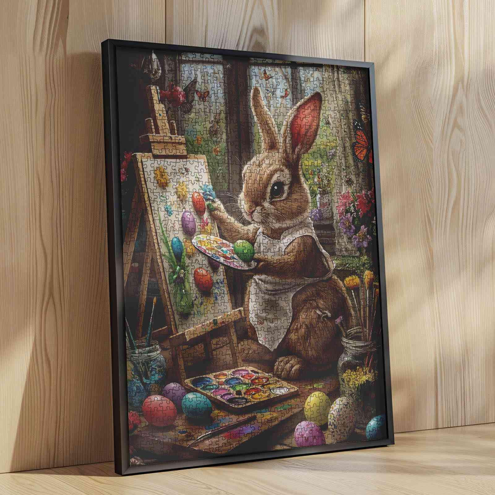 tucocoo-easter-bunny-painting-eggs-puzzle-1000-teile-osterhase image 4