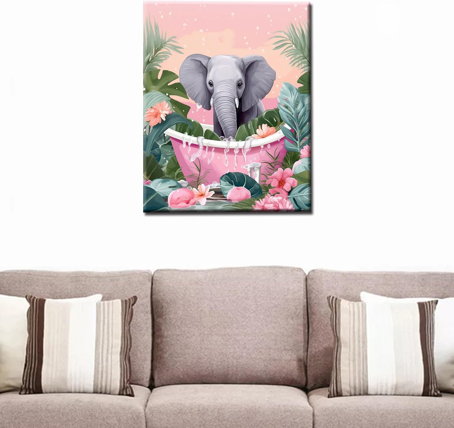 tucocoo-elephant-bathtub-malen-nach-zahlen-40x50-ohne-rahmen image 3
