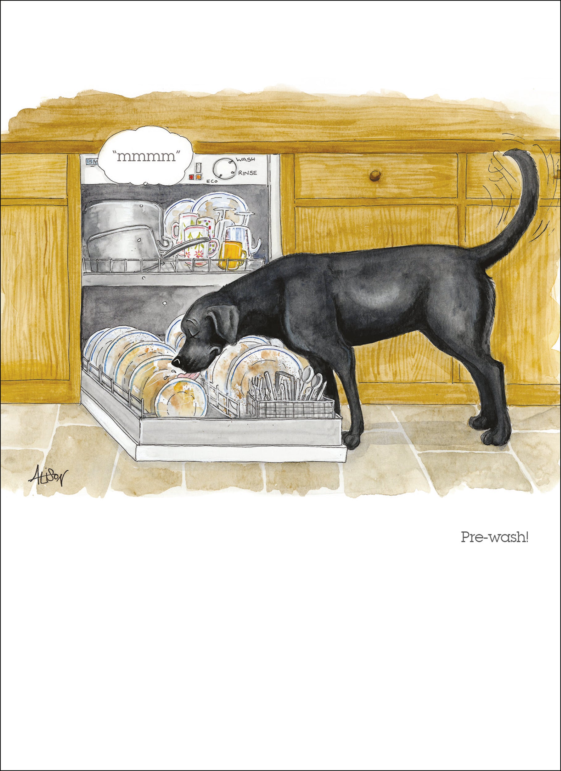 otter-house-alison-s-animals-prewash-gru-karte-hund-humor image 1