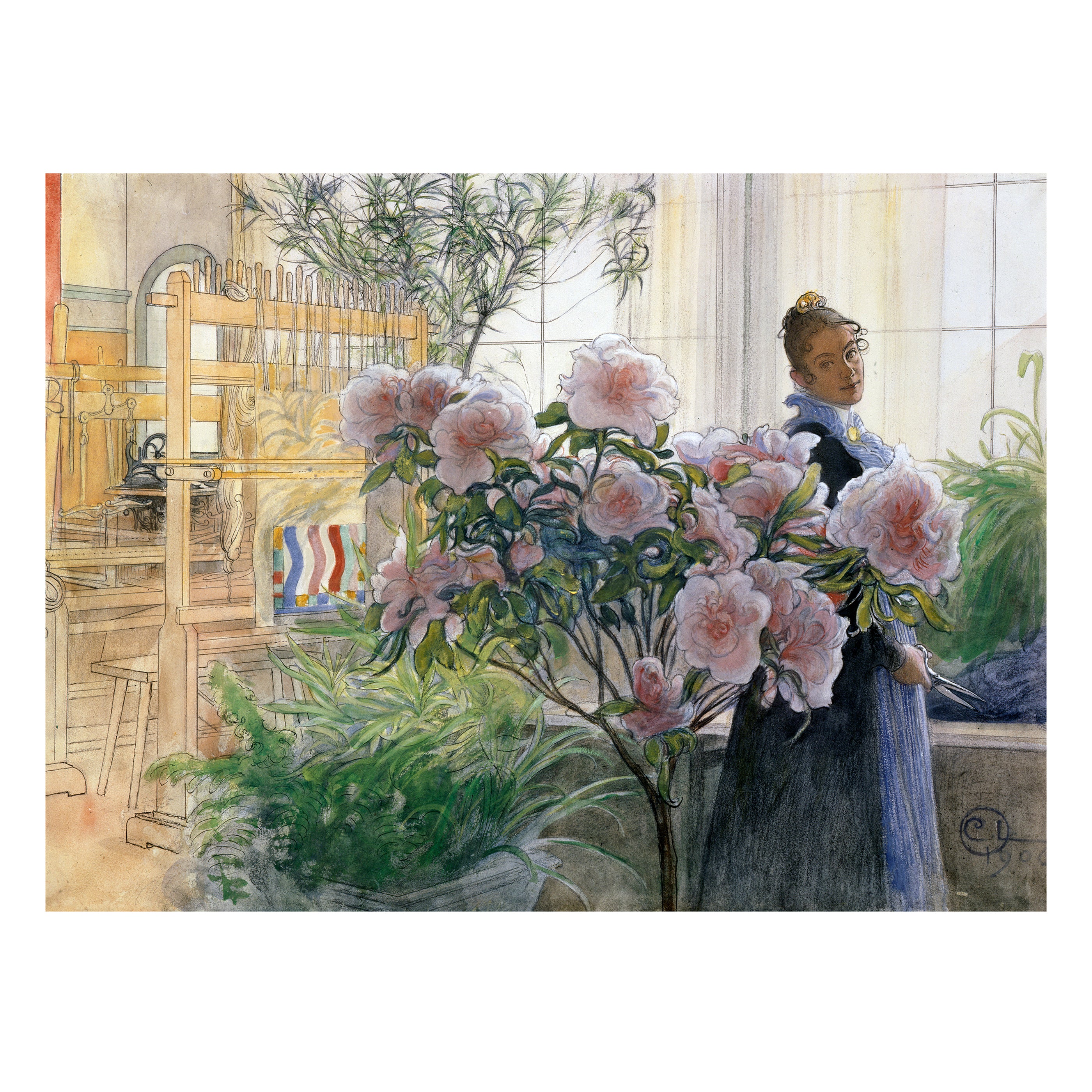 pomegranate-carl-larsson-2027-wandkalender-aquarell image 2
