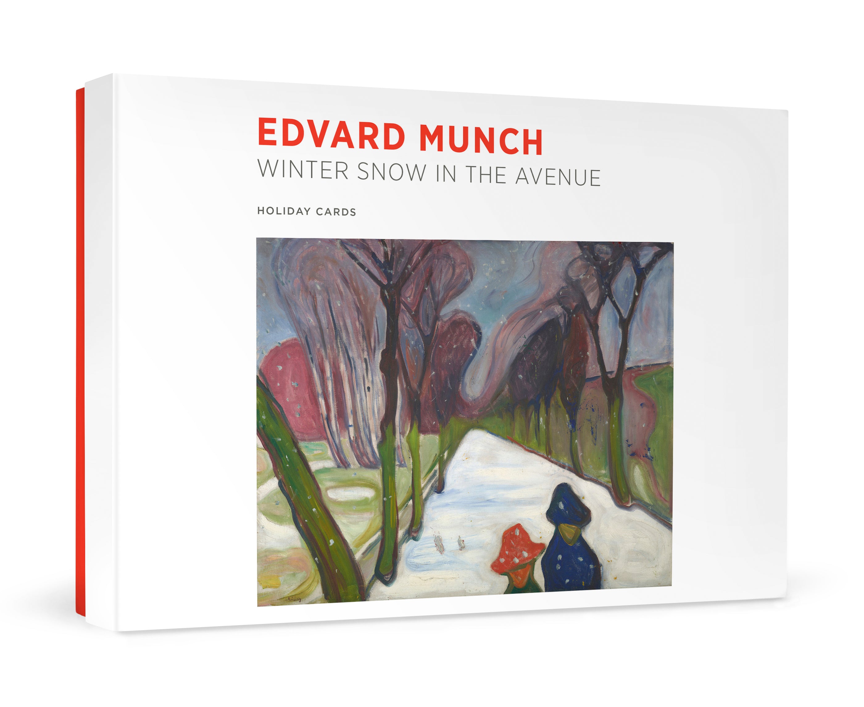pomegranate-edvard-munch-winter-snow-weihnachtskarten-set-landschaft image 1