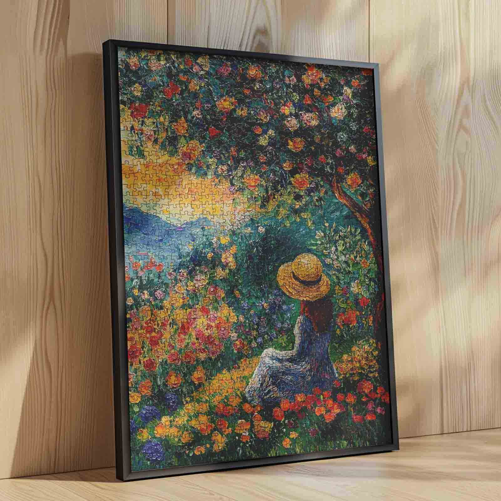 tucocoo-jigsaw-serene-garden-view-puzzle-1000-teile-garten image 4