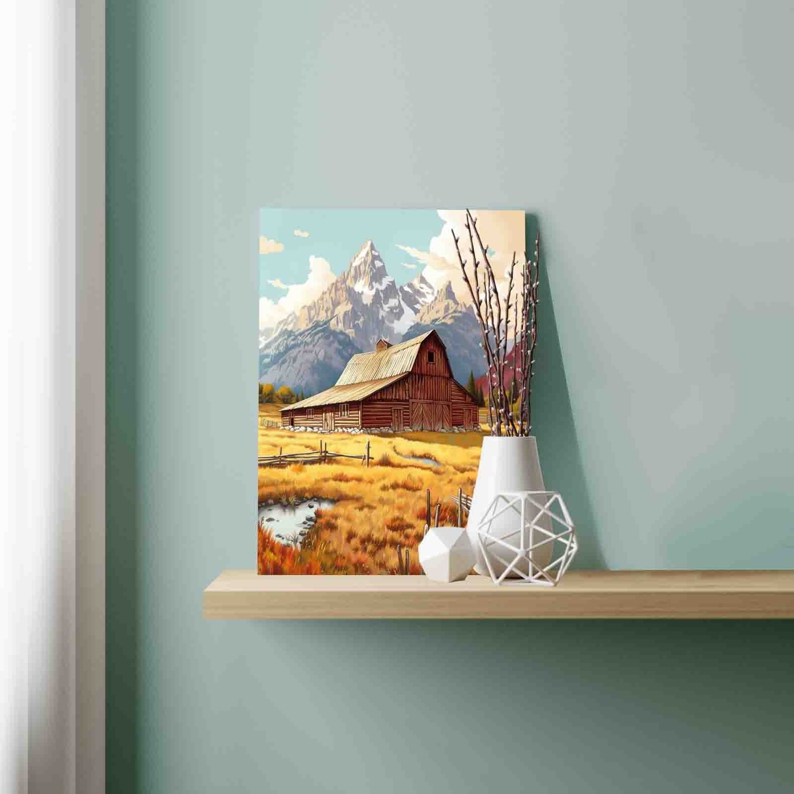 tucocoo-mountain-barn-autumn-field-malen-nach-zahlen-40x50 image 3