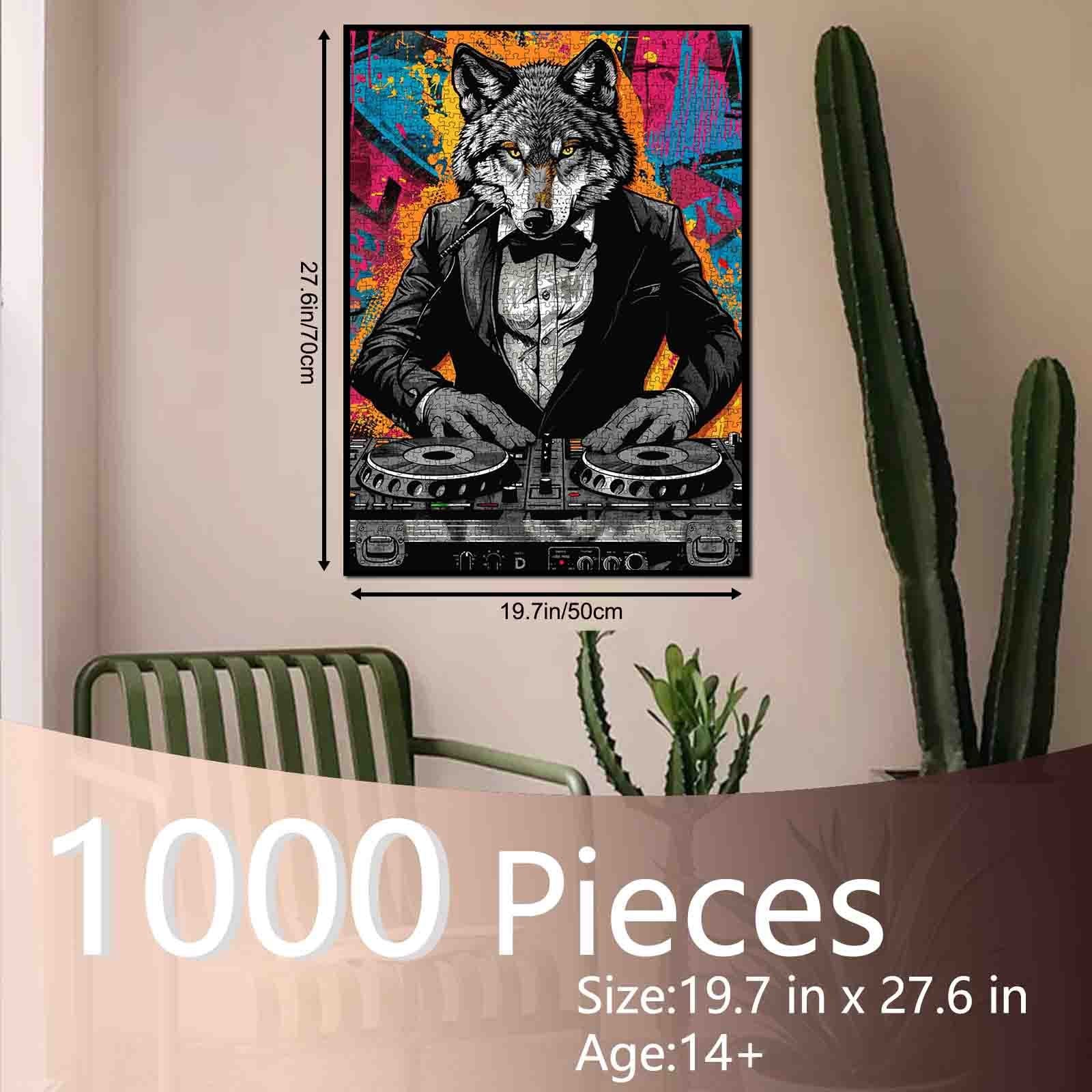 tucocoo-dj-wolf-graffiti-puzzle-1000-teile-neon image 5