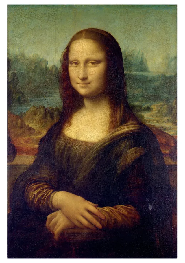 pomegranate-blank-notecards-leonardo-mona-lisa-blankokarte image 1