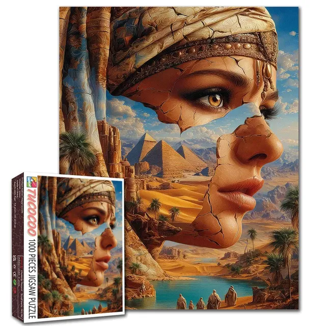tucocoo-mystical-egypt-desert-queen-puzzle-1000-teile-gypten image 1