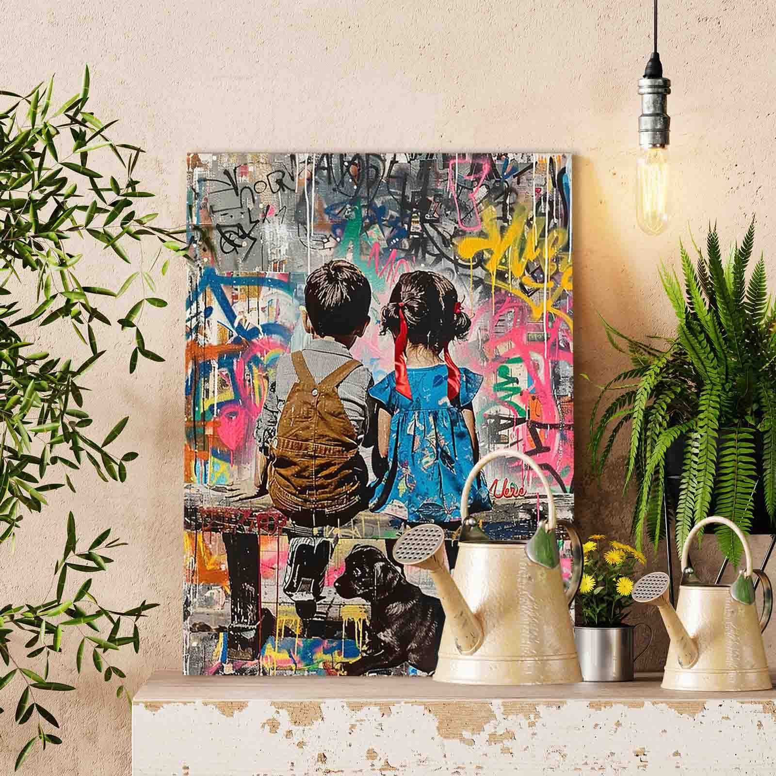 tucocoo-backyard-bench-companions-malen-nach-zahlen-40x50cm image 2