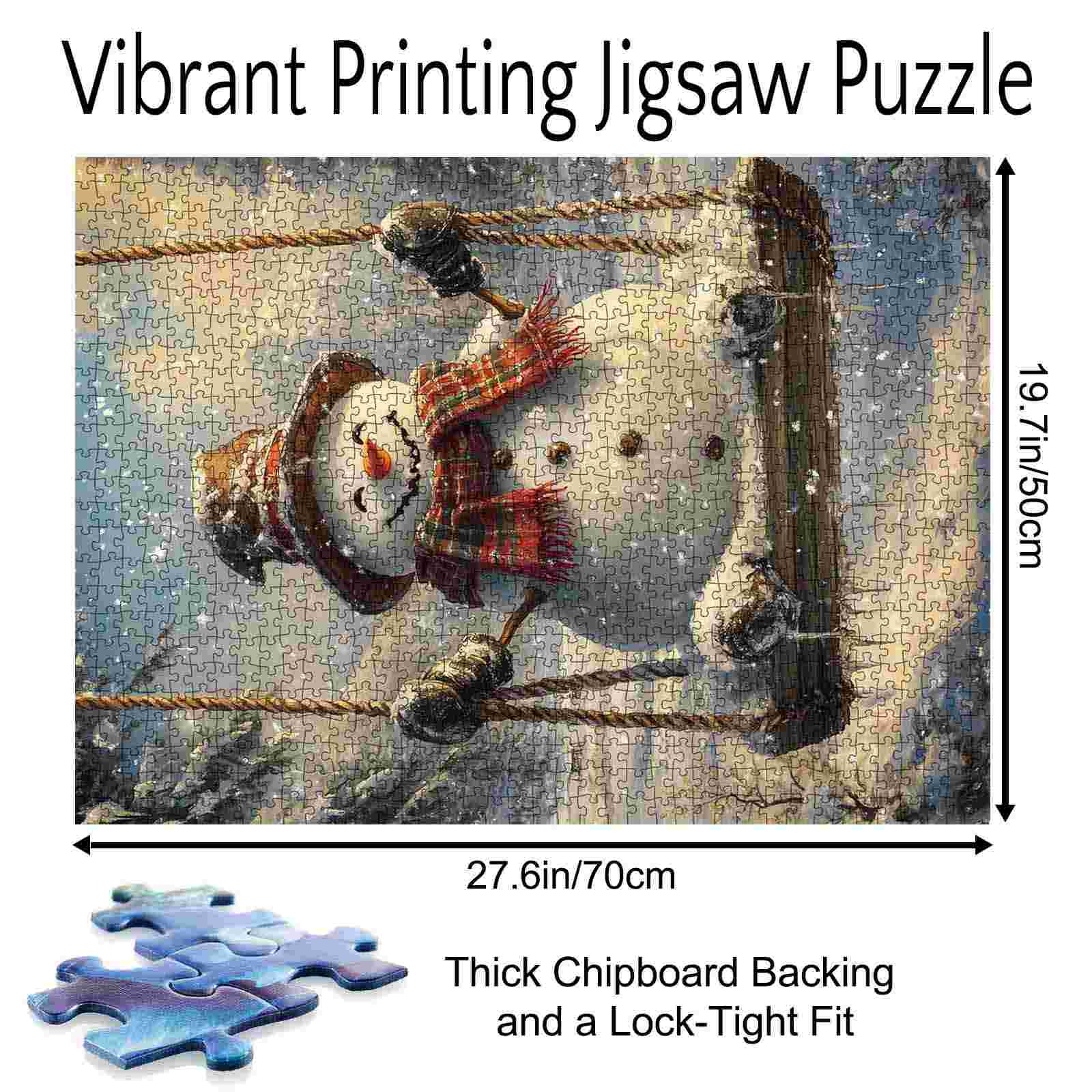 tucocoo-schaukelnder-schneemann-puzzle-1000-teile-weihnachten image 5