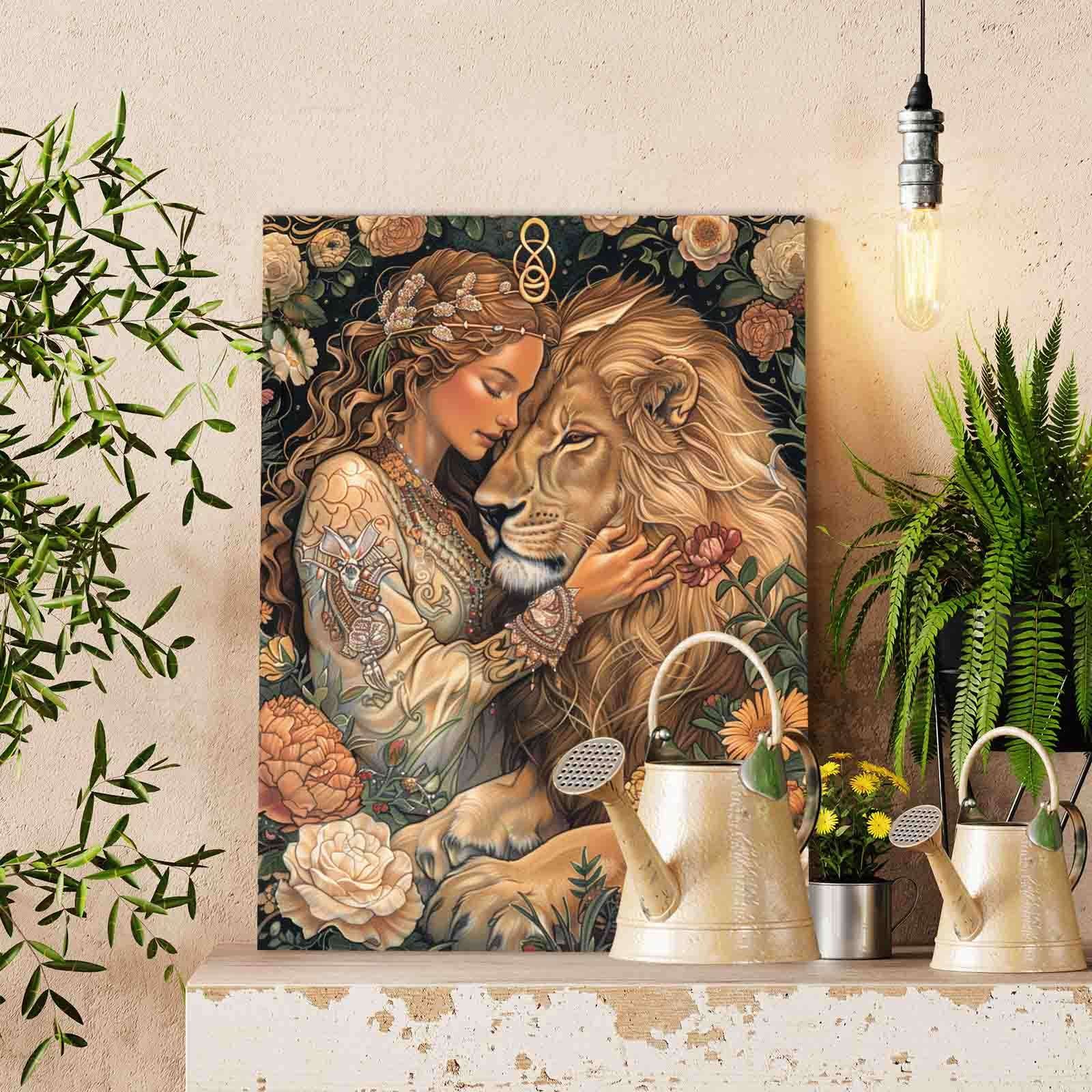 tucocoo-paint-by-numbers-g-ttin-l-we-malen-nach-zahlen-40x50-ohne-rahmen image 2