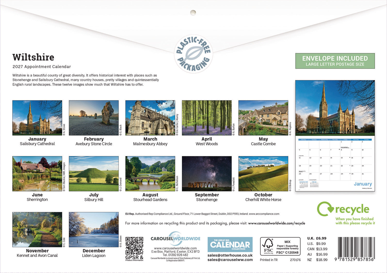 otter-house-wiltshire-a4-kalender-2027-region image 2