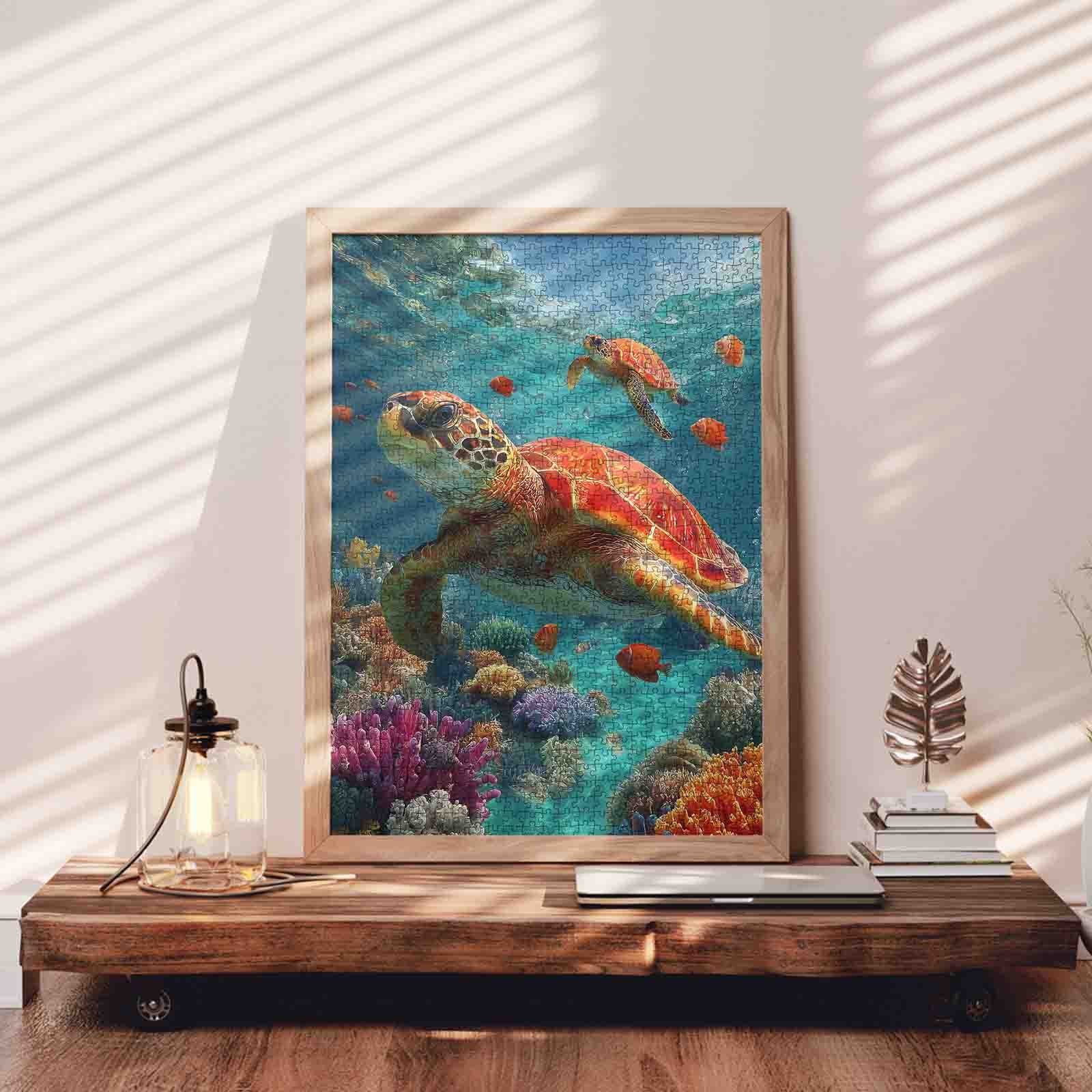 tucocoo-ocean-turtle-paradise-puzzle-1000-teile-meer image 3