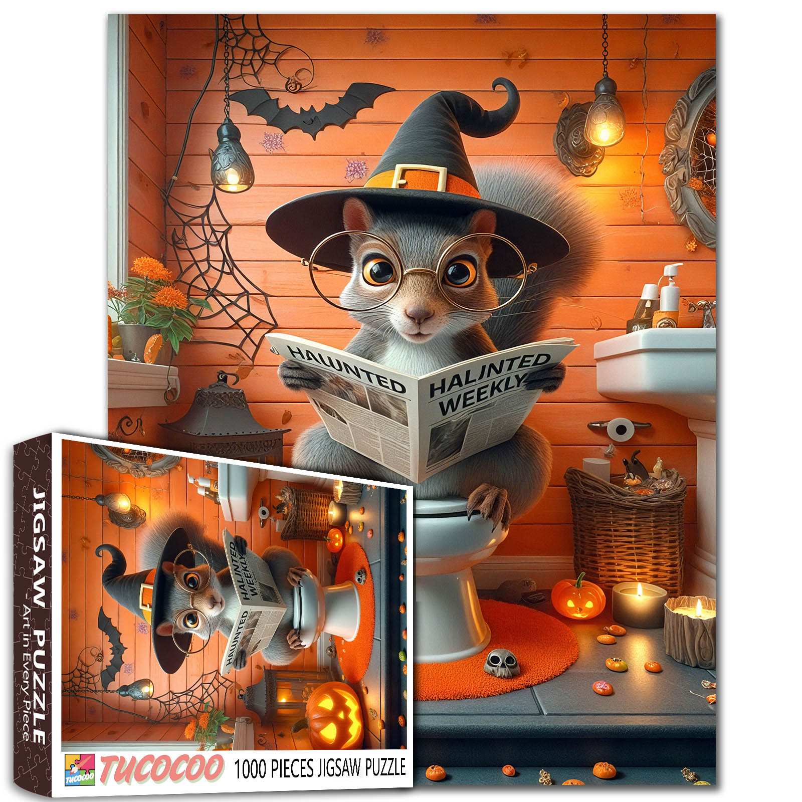 tucocoo-halloween-squirrel-puzzle-1000-teile-eichh-rnchen image 1